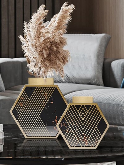 Bình cắm hoa hình lục giác đẹp mắt