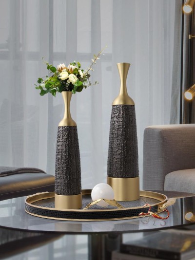 Bình căm hoa khô đơn giản, hiện đại độc đáo