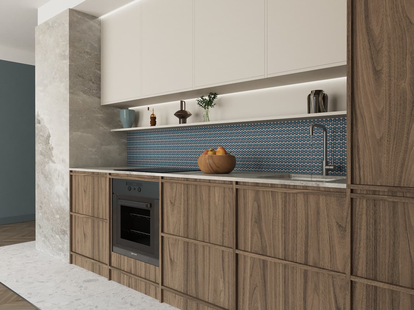 Ứng dụng gạch Mosaic